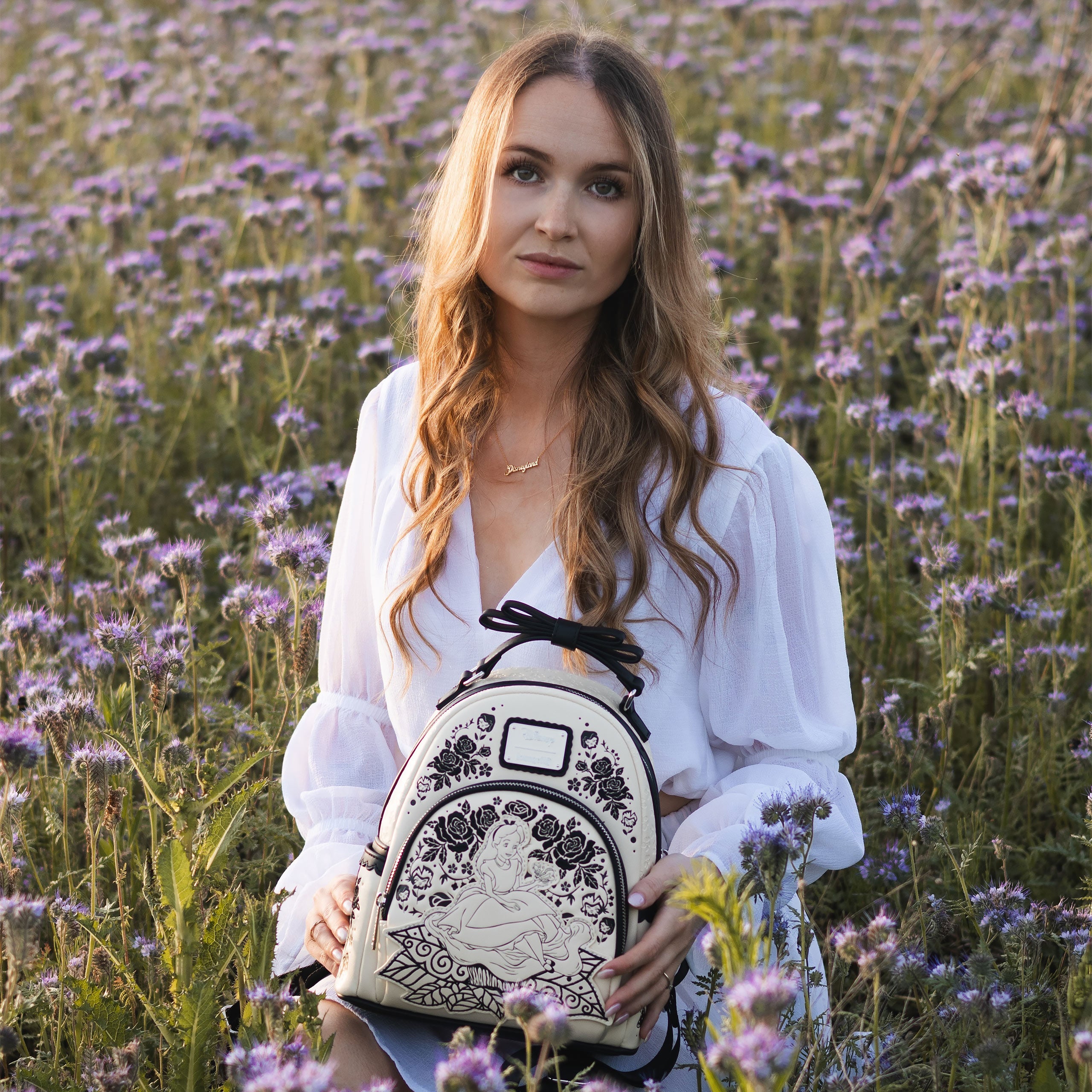 Imagen del producto Alicia en el País de las Maravillas - Mini mochila floral