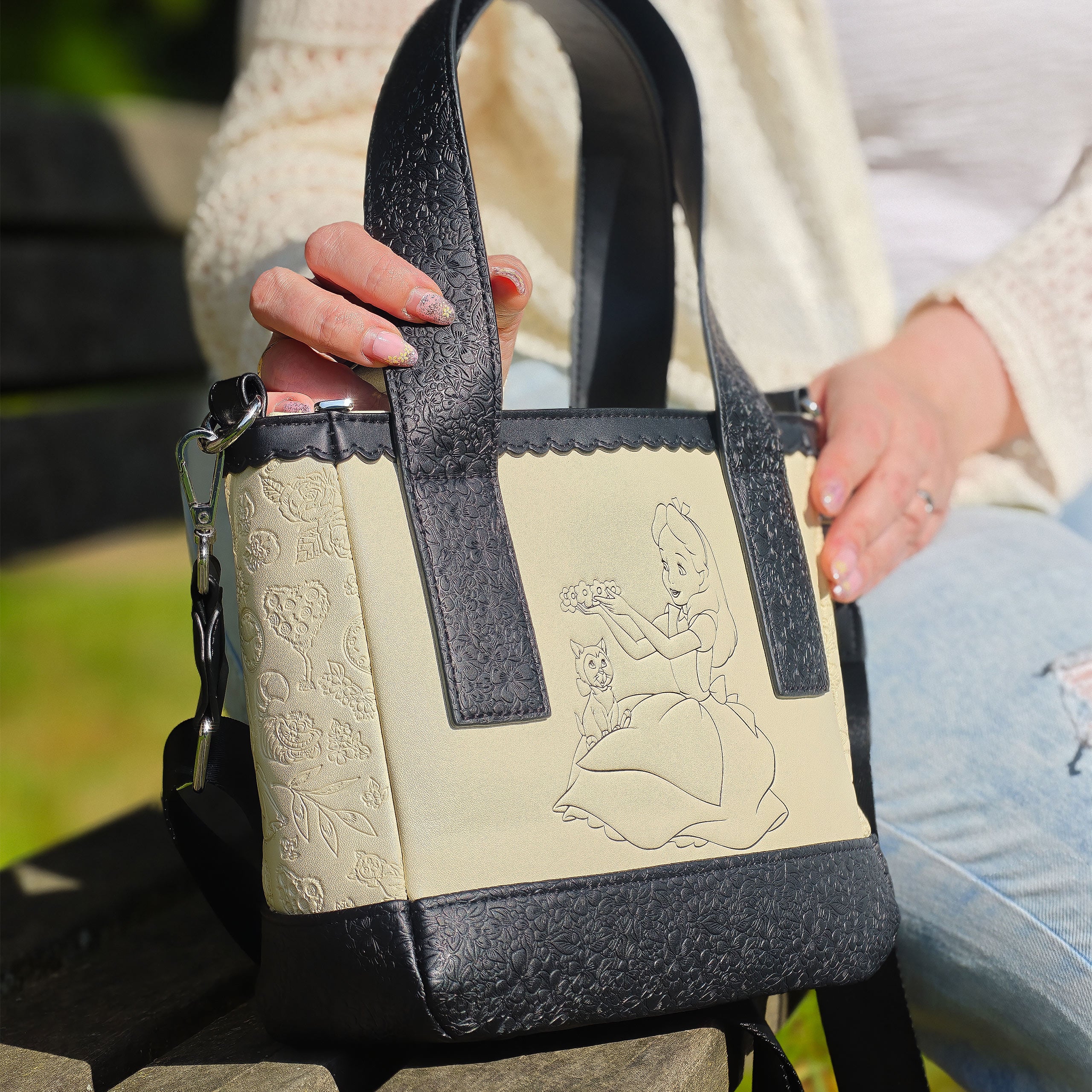 Product image Alice in Wonderland - Floral Mini Crossbody Bag