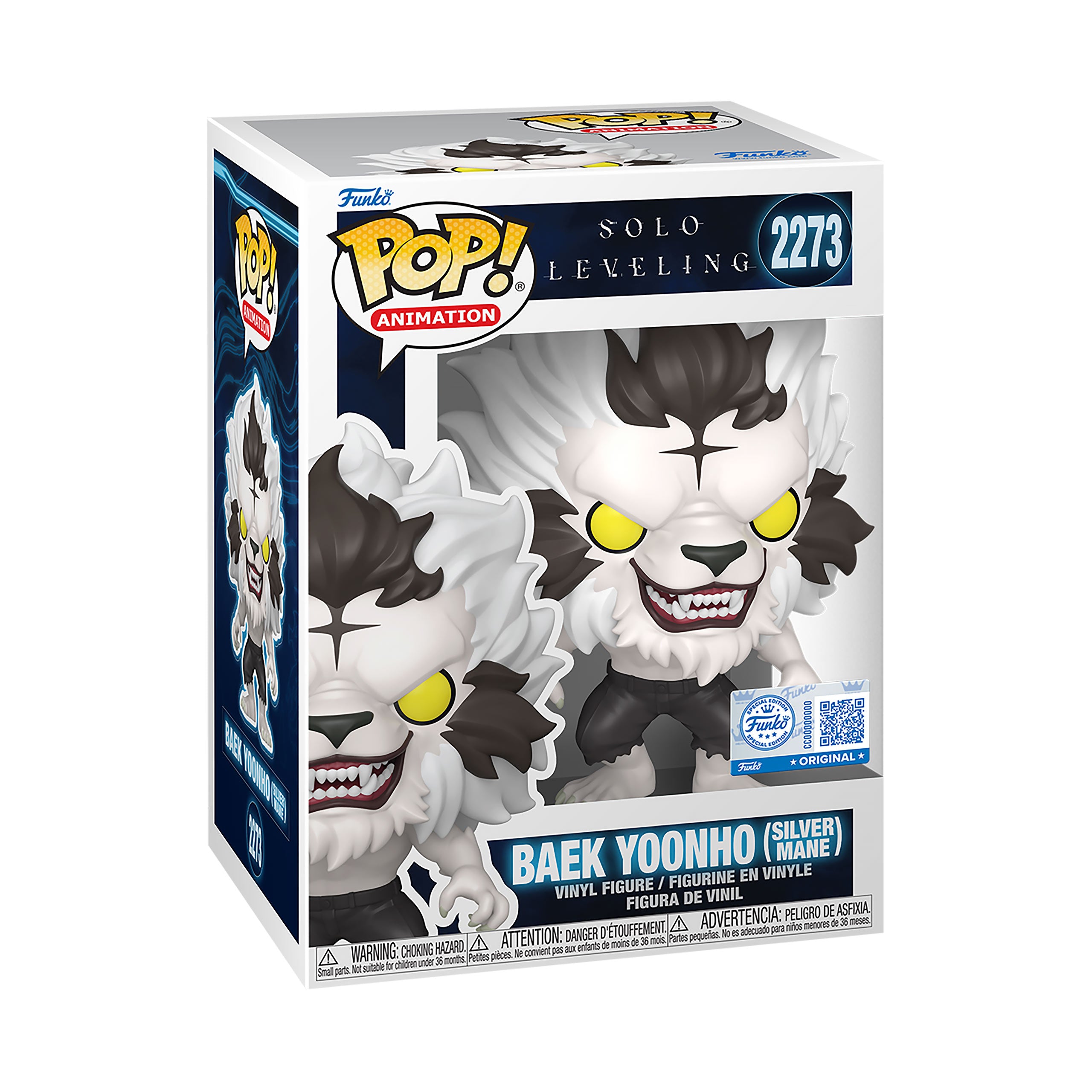 Imagen del producto Solo Leveling - Baek Yoonho (Silvermane) figura Funko Pop!