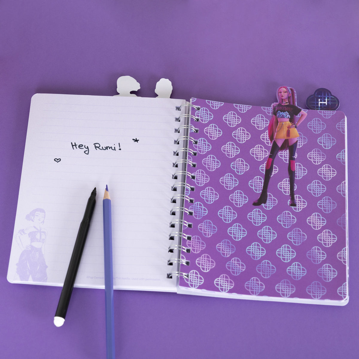 Imagen del producto KPop Demon Hunters - Cuaderno de espiral A5
