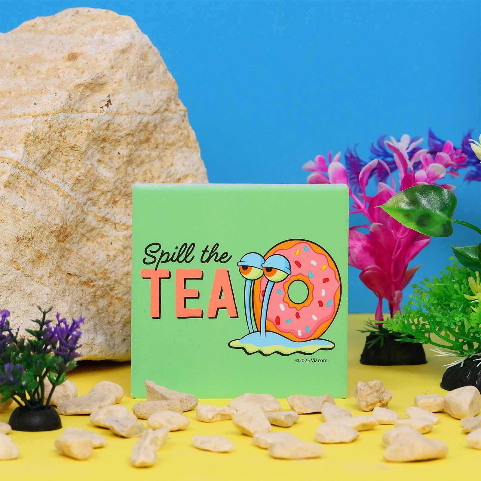 Imagen del producto Bob Esponja - posavasos Gary Spill The Tea