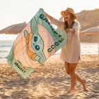 Product image Grogu Cutest in the Galaxy Beach Towel - Star Wars The Mandalorian