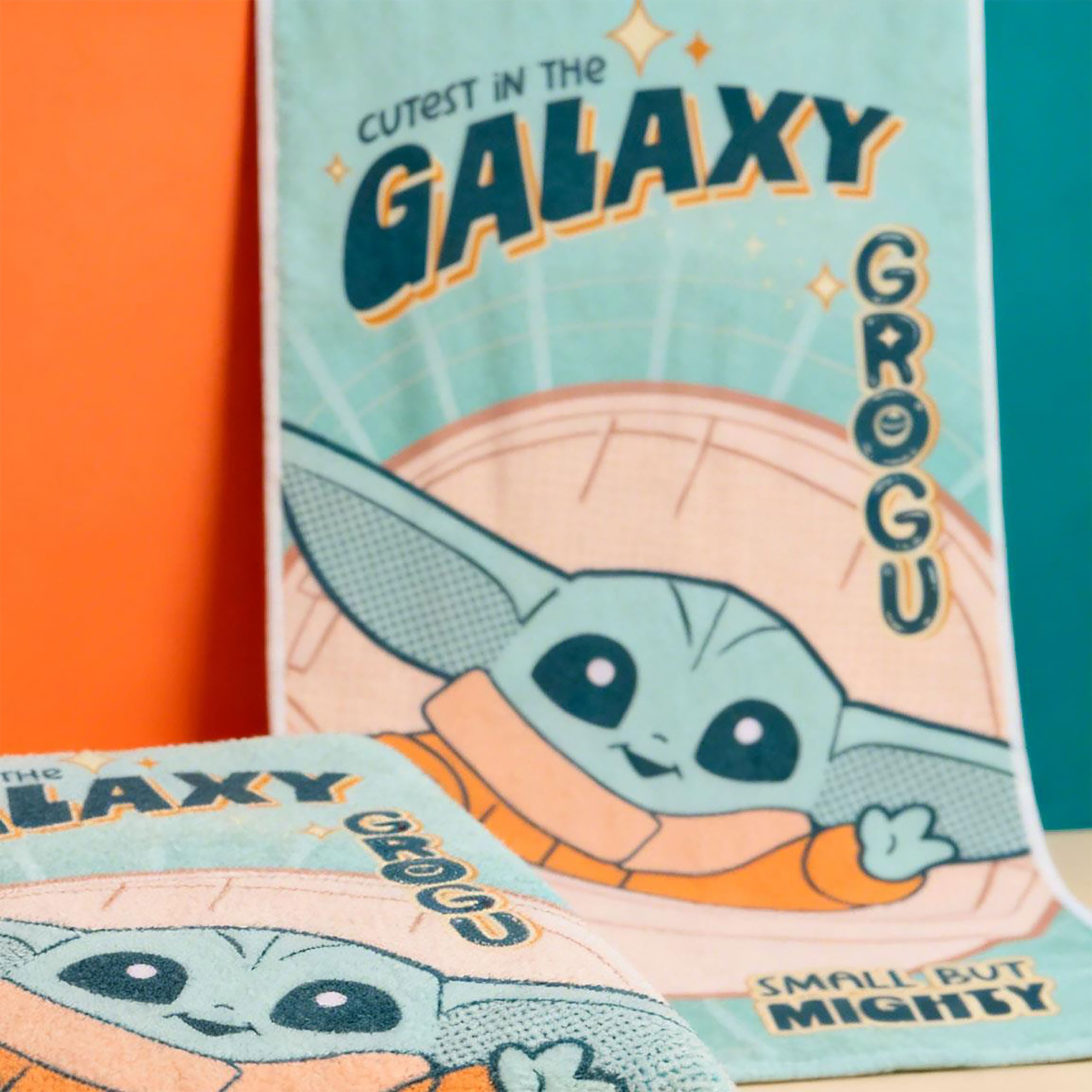 Product image Grogu Cutest in the Galaxy Beach Towel - Star Wars The Mandalorian
