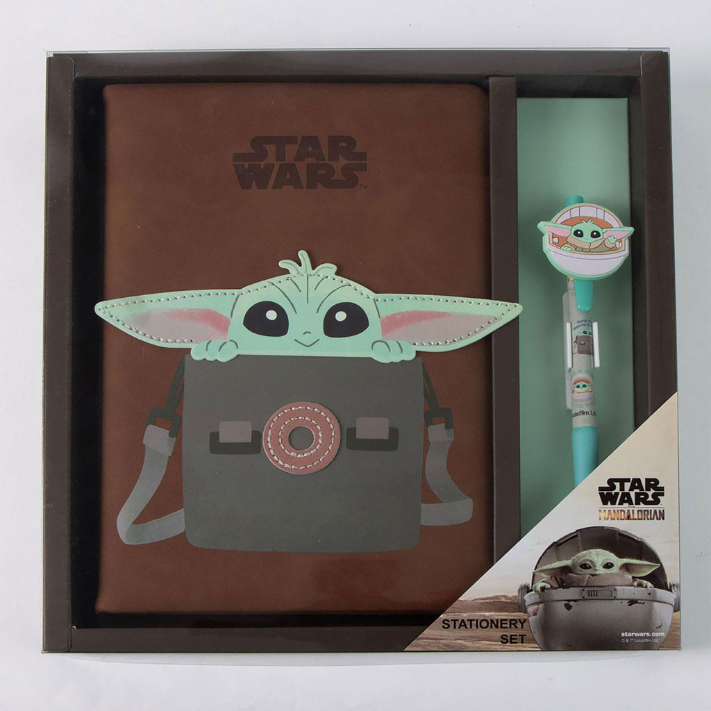 Imagen del producto Cuaderno Grogu con bolígrafo - Star Wars The Mandalorian