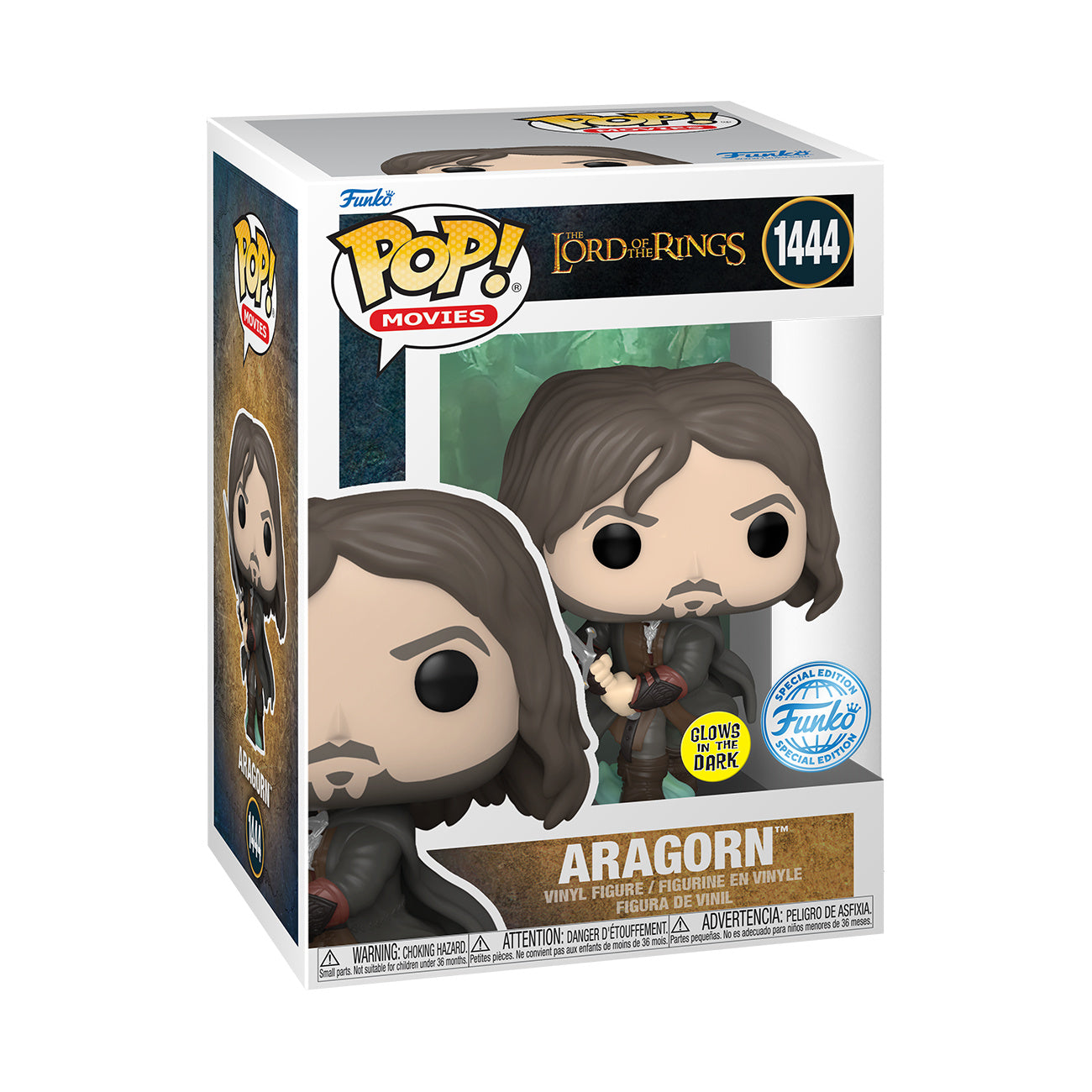 Imagen del producto El Señor de los Anillos - Figura Funko Pop Aragorn Glow in the Dark