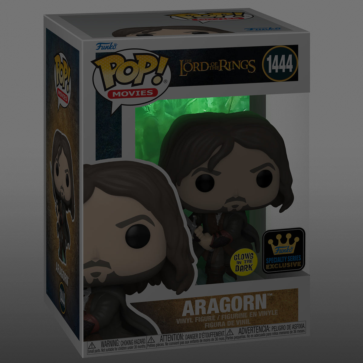 Imagen del producto El Señor de los Anillos - Figura Funko Pop Aragorn Glow in the Dark