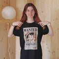 Imagen del producto One Piece - Camiseta Luffy Wanted negra