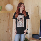 Imagen del producto One Piece - Camiseta Luffy Wanted negra