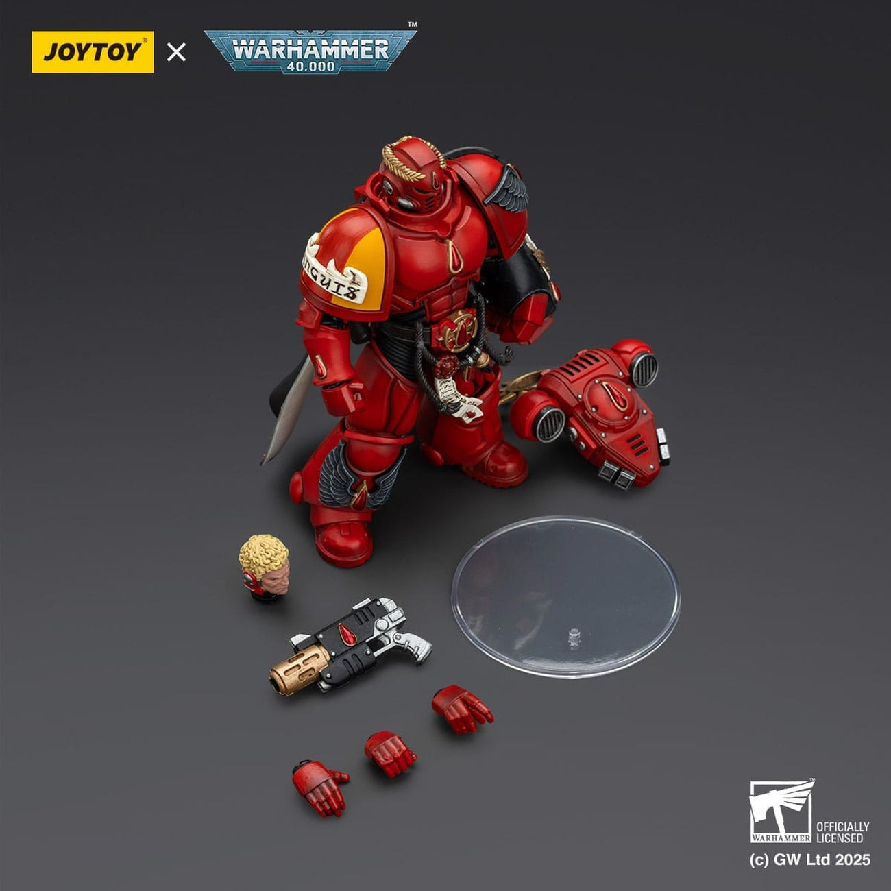 Imagen del producto Warhammer 40k: Combat Patrol Blood Angels - Capitán con pistola Inferno y Power Fist Figura de acción 20 cm