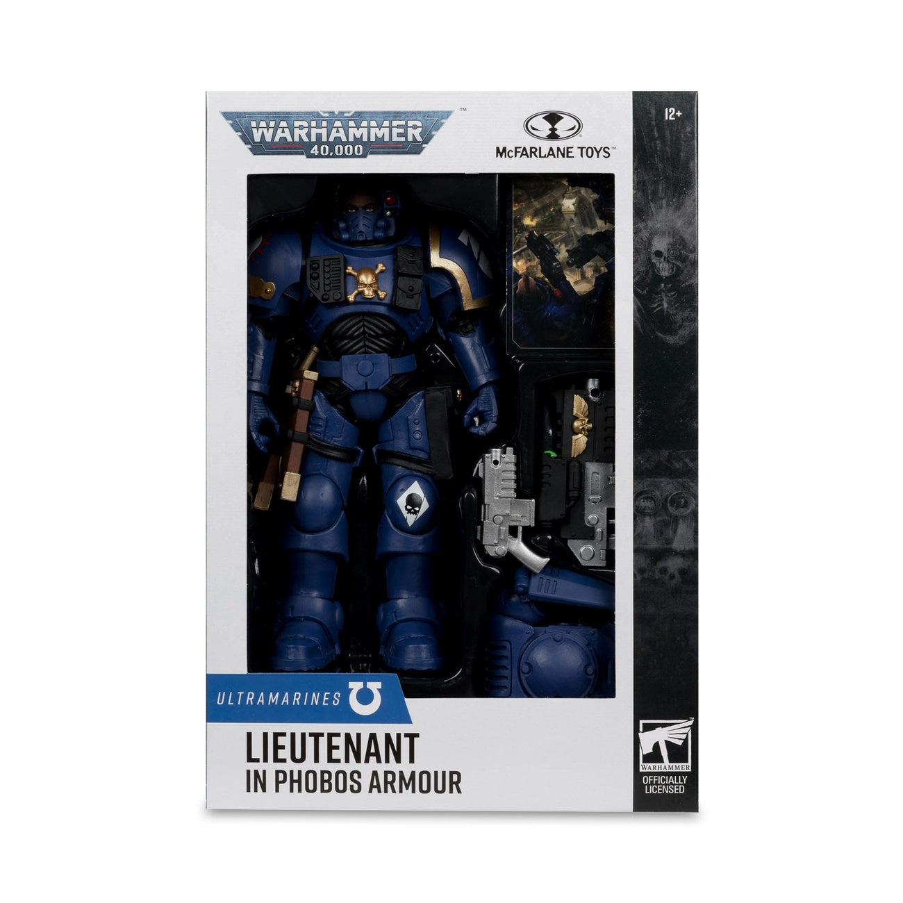 Imagen del producto Warhammer 40k - Teniente con armadura Phobos (Ultramarines) Figura de acción 18cm