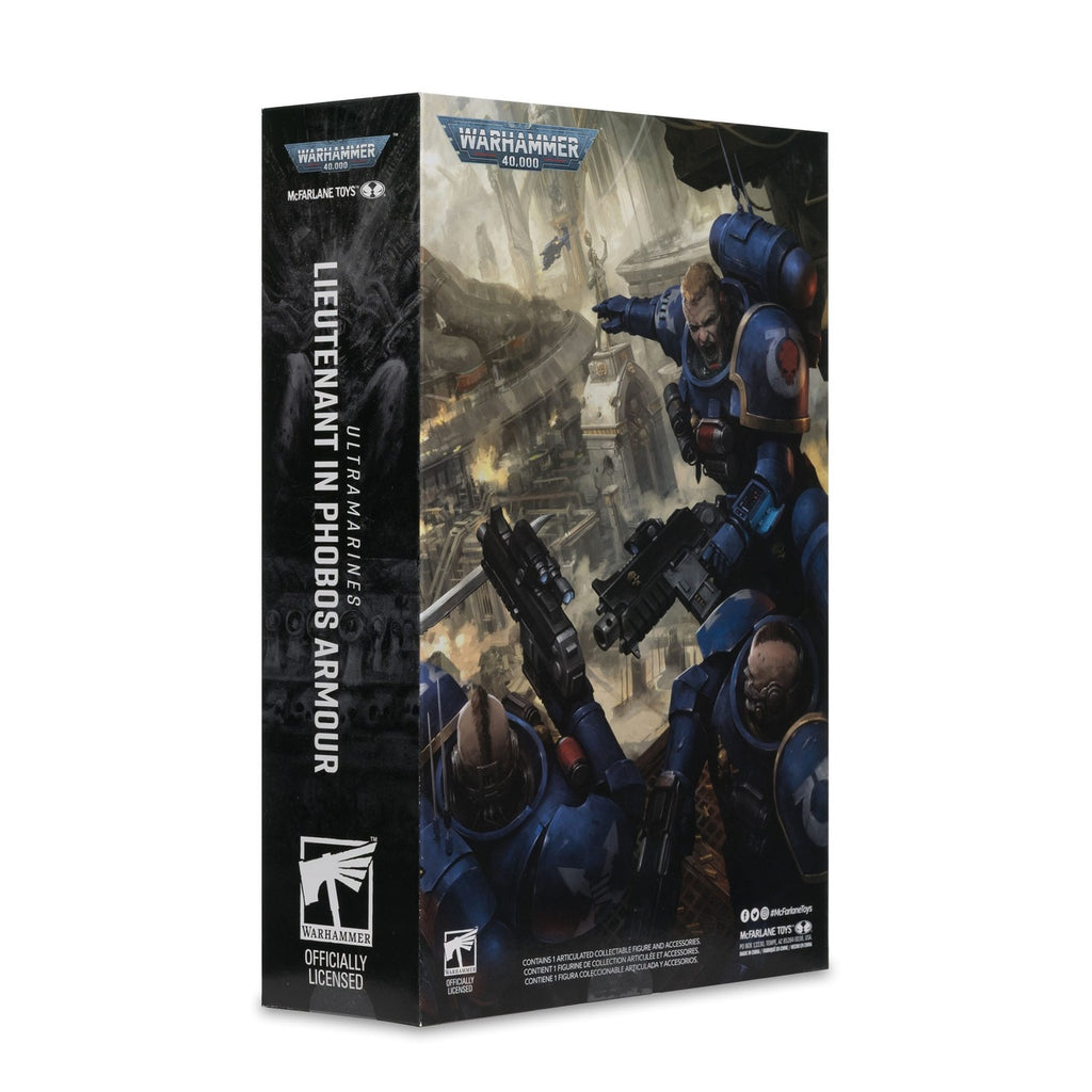 Imagen del producto Warhammer 40k - Teniente con armadura Phobos (Ultramarines) Figura de acción 18cm
