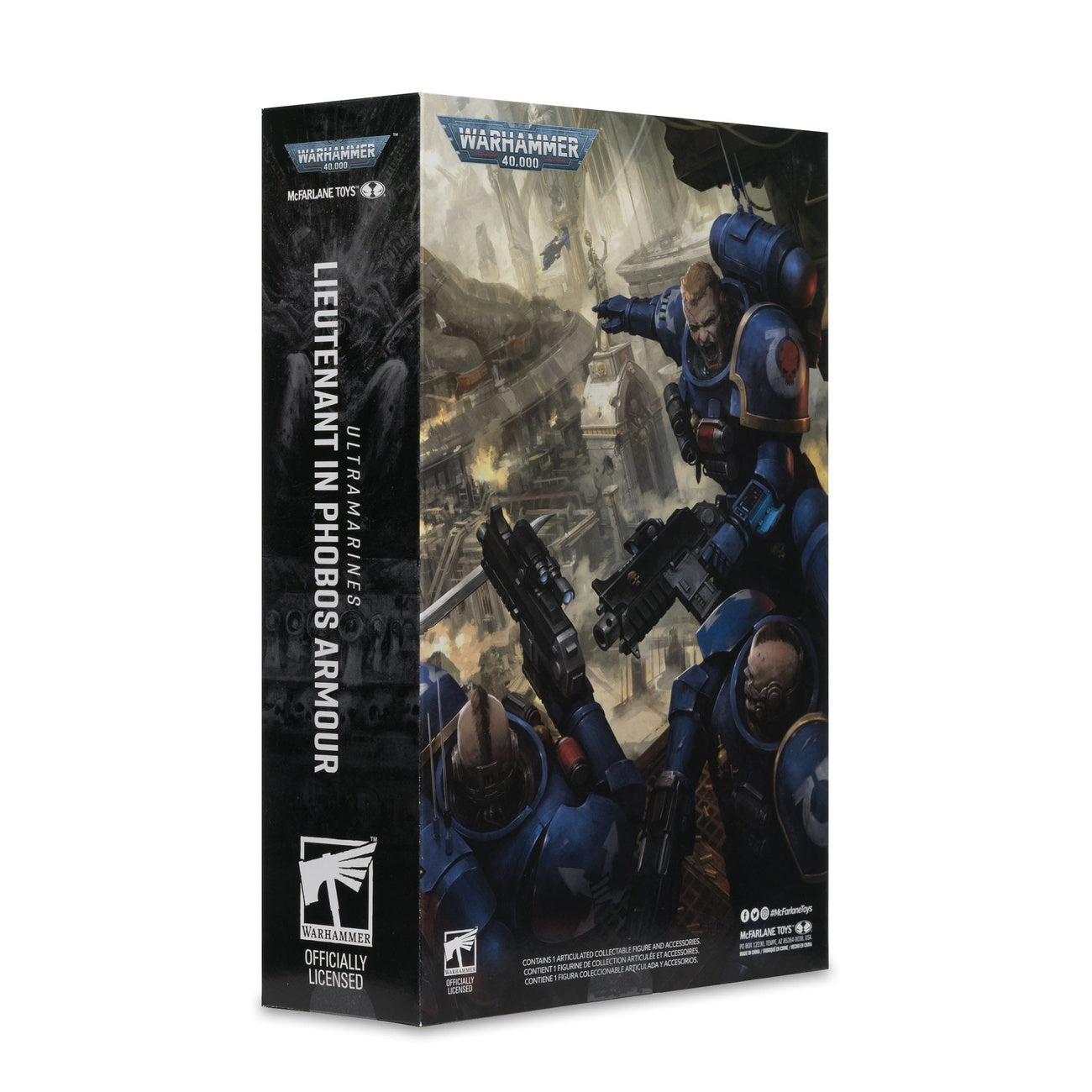 Imagen del producto Warhammer 40k - Teniente con armadura Phobos (Ultramarines) Figura de acción 18cm