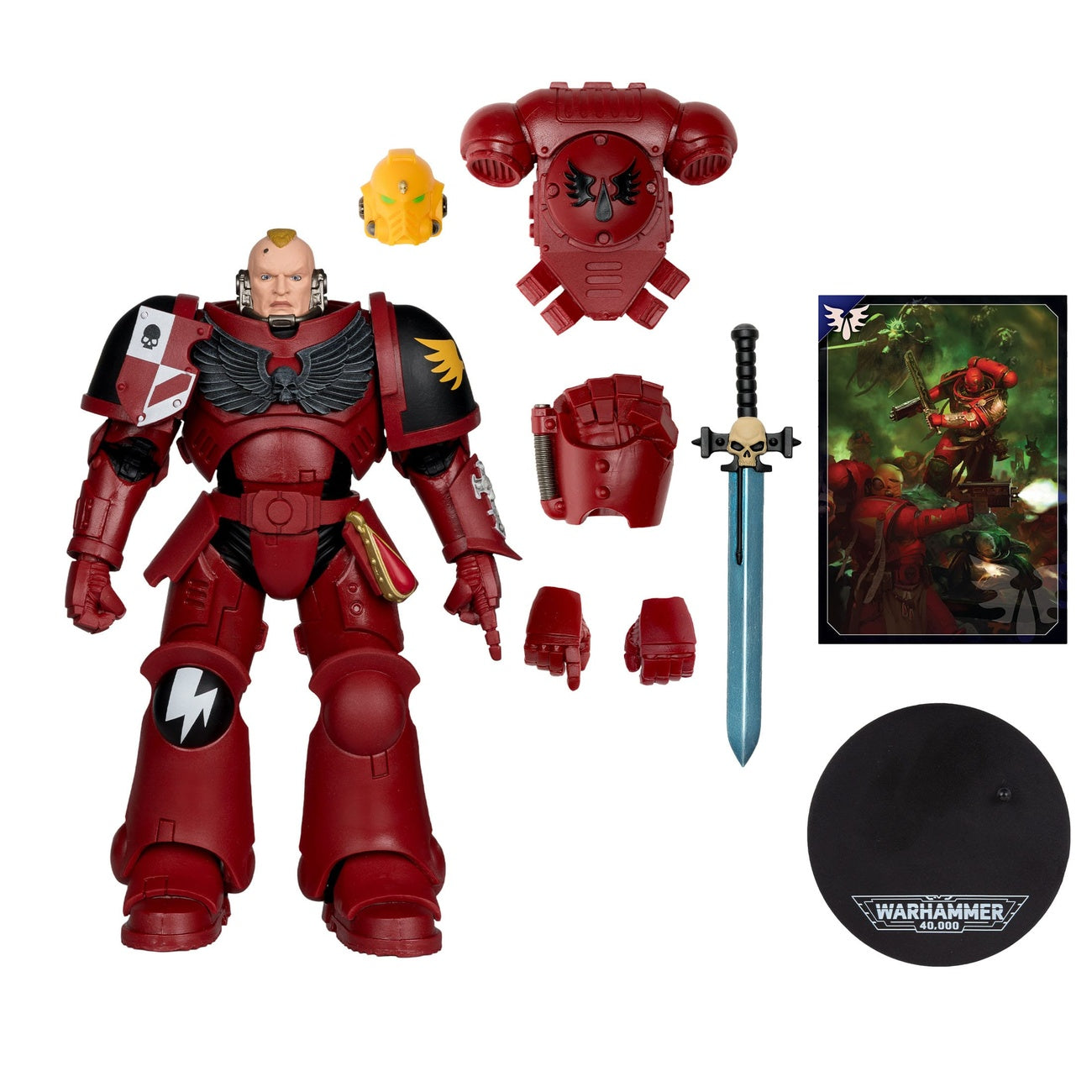 Imagen del producto Warhammer 40k - Sargento de Asalto Intercessor (Blood Angel) Figura de acción 18 cm