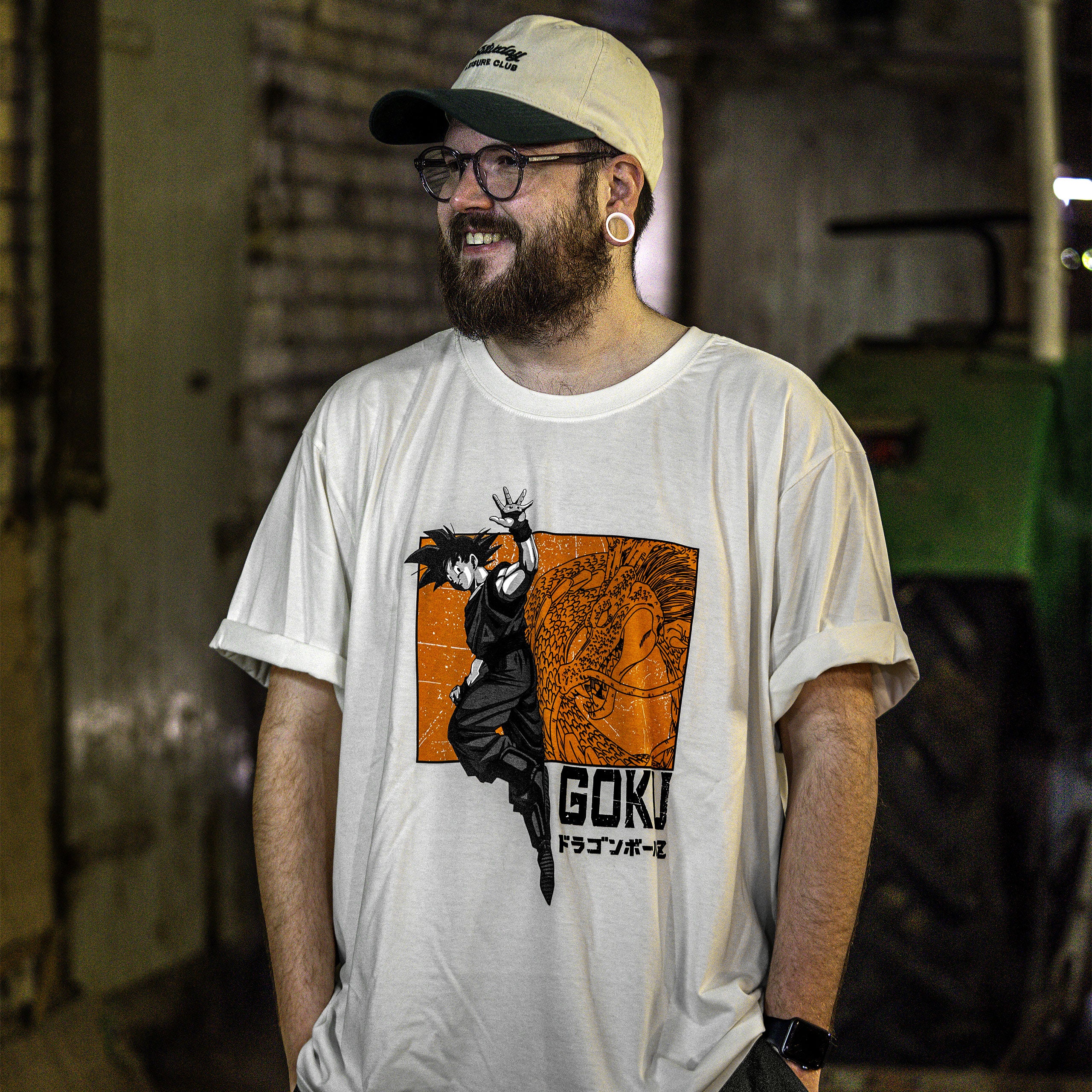 Imagen del producto Dragon Ball Z - Camiseta oversize Goku y Shenron