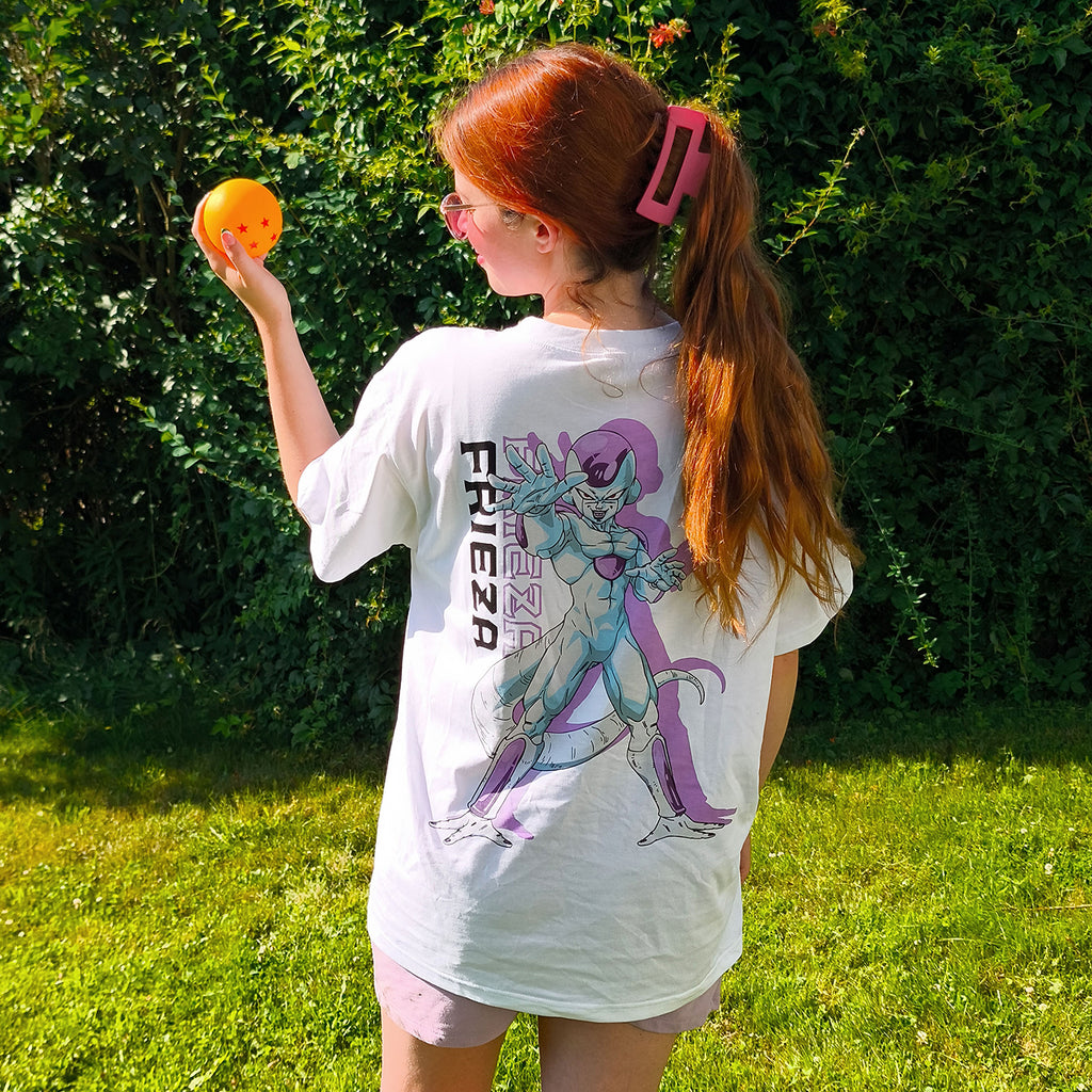 Imagen del producto Dragon Ball Z - Camiseta oversize Freezer blanca
