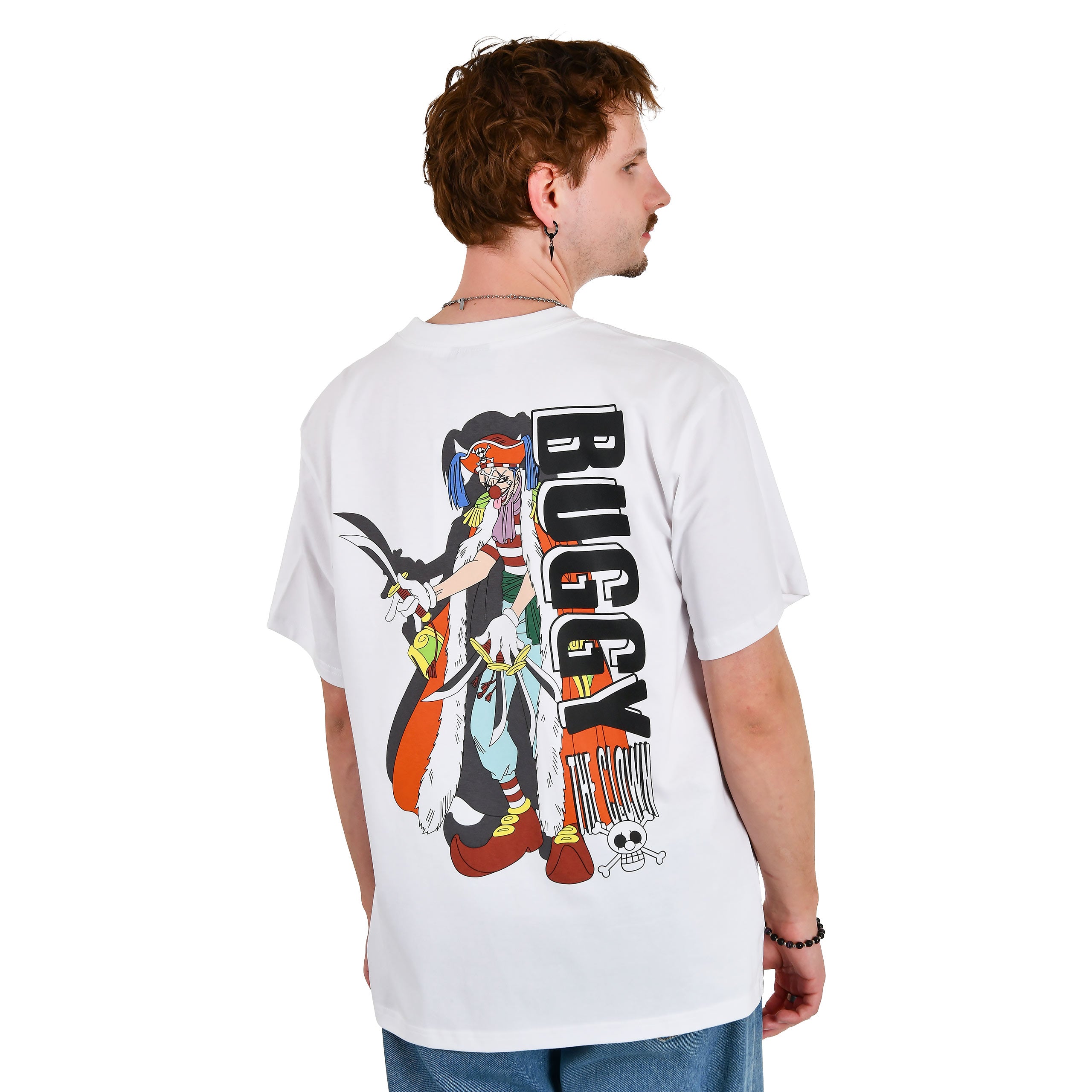 Imagen del producto One Piece - Camiseta oversize Buggy blanca