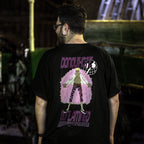 Imagen del producto One Piece - Camiseta oversize Don Quixote Doflamingo negra