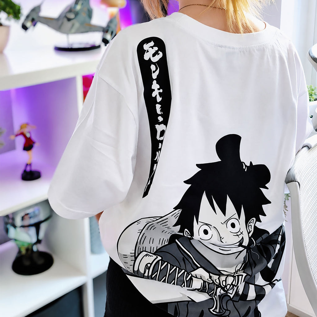 Product image One Piece - Luffy Oversize T-Shirt White