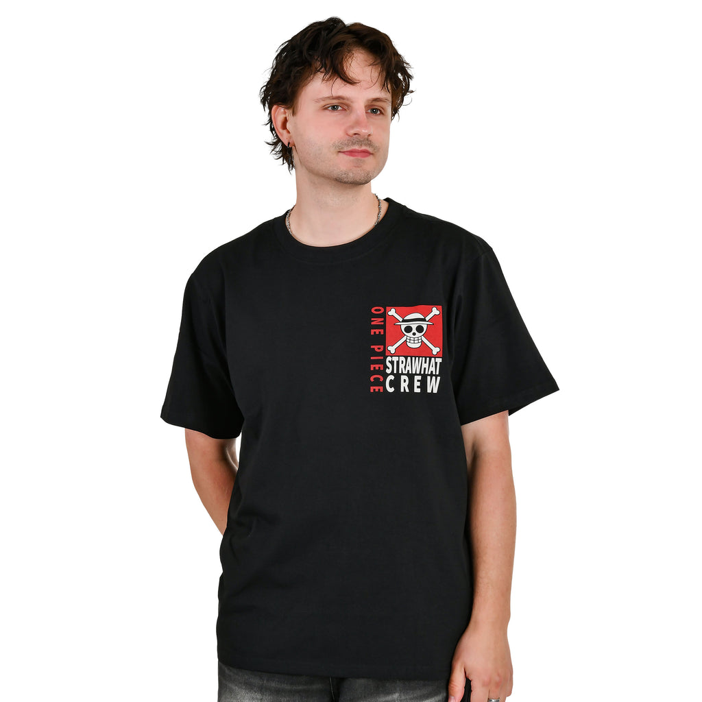 Imagen del producto One Piece - Camiseta oversize Monkey D. Luffy negra