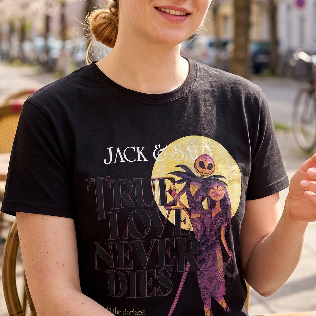 Imagen del producto Pesadilla antes de Navidad - Camiseta True Love Never Dies negra
