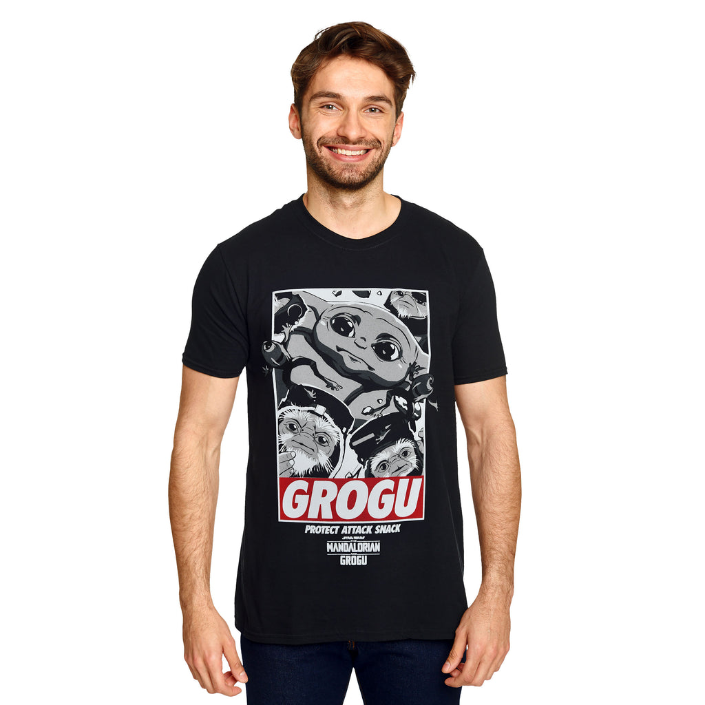 Imagen del producto Camiseta Grogu Protect Attack Snack - Star Wars The Mandalorian