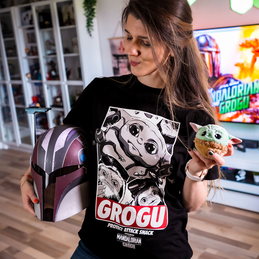 Imagen del producto Camiseta Grogu Protect Attack Snack - Star Wars The Mandalorian