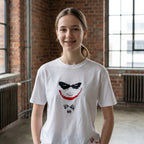Imagen del producto Joker - Hahaha Camiseta oversize premium blanca