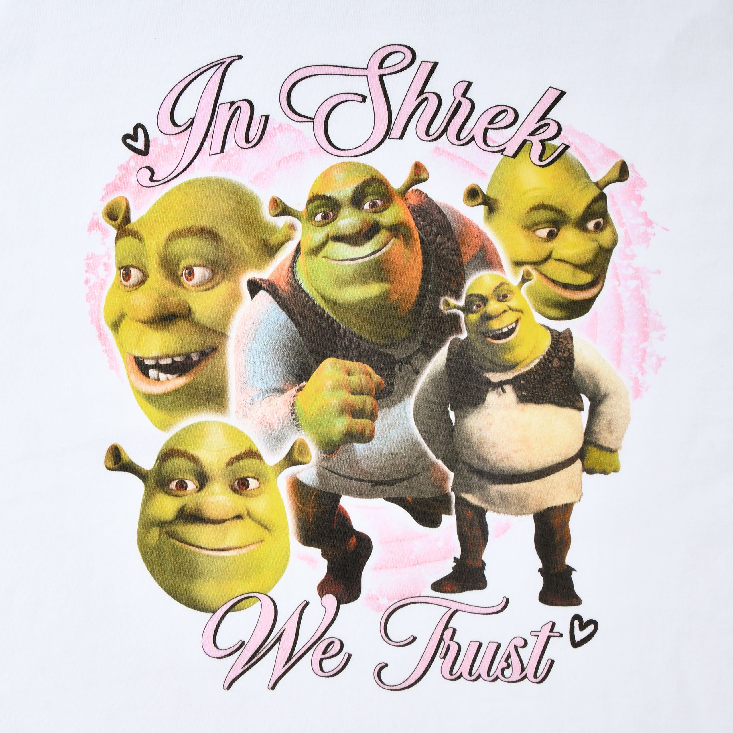 Imagen del producto Shrek - In Shrek We Trust camiseta blanca