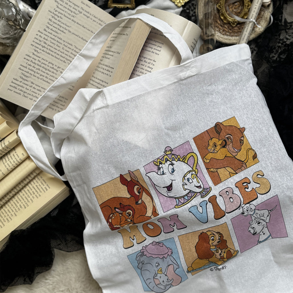 Product image Mom Vibes - Disney Cotton Tote Bag White