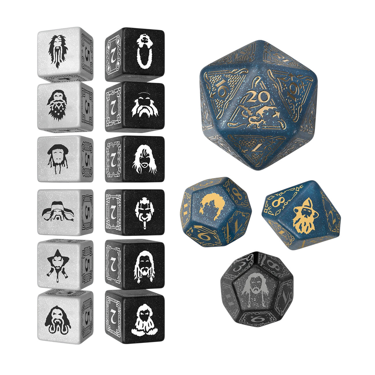 Product image The Hobbit - Aether Vale TCG Dice Set 16 pcs