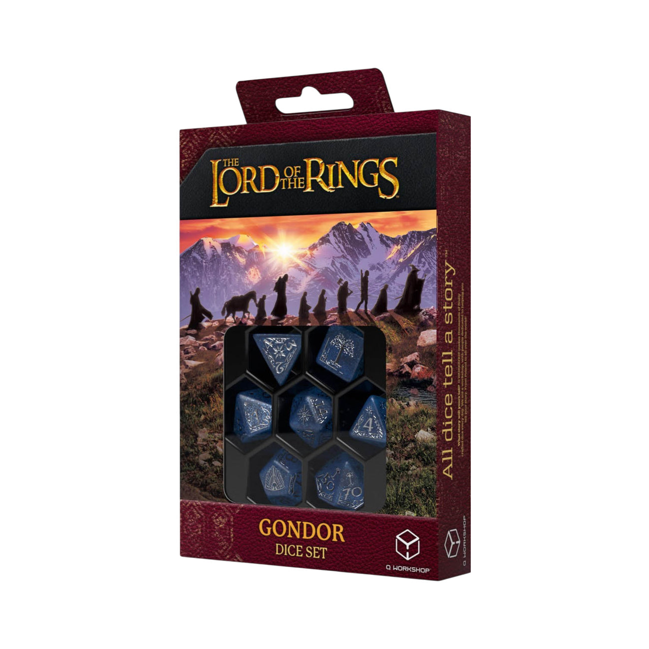 Imagen del producto El Señor de los Anillos - Set de dados RPG de Gondor (7 uds.)