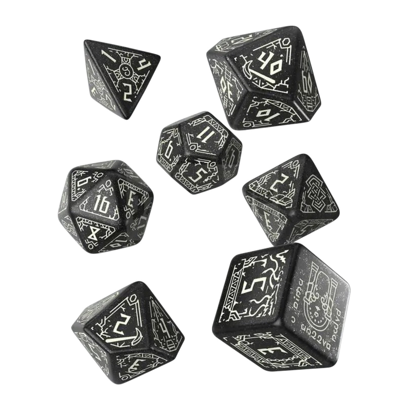 Imagen del producto El Señor de los Anillos - Set de dados RPG Moria 7 piezas