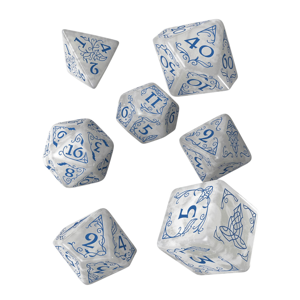 Imagen del producto El Señor de los Anillos - Set de dados JdR Rivendel 7 pzs