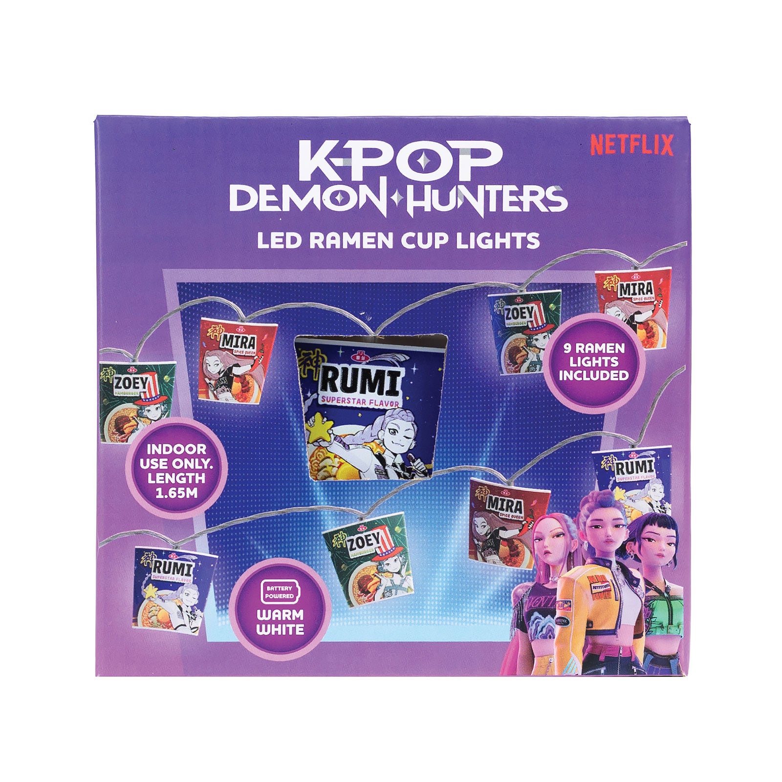 Imagen del producto KPop Demon Hunters - Guirnalda de luces Ramen