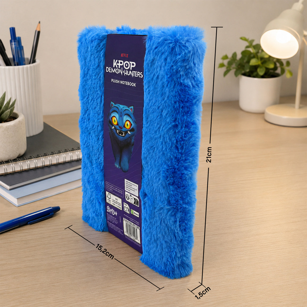 Imagen del producto KPop Demon Hunters - Cuaderno de felpa Derpy