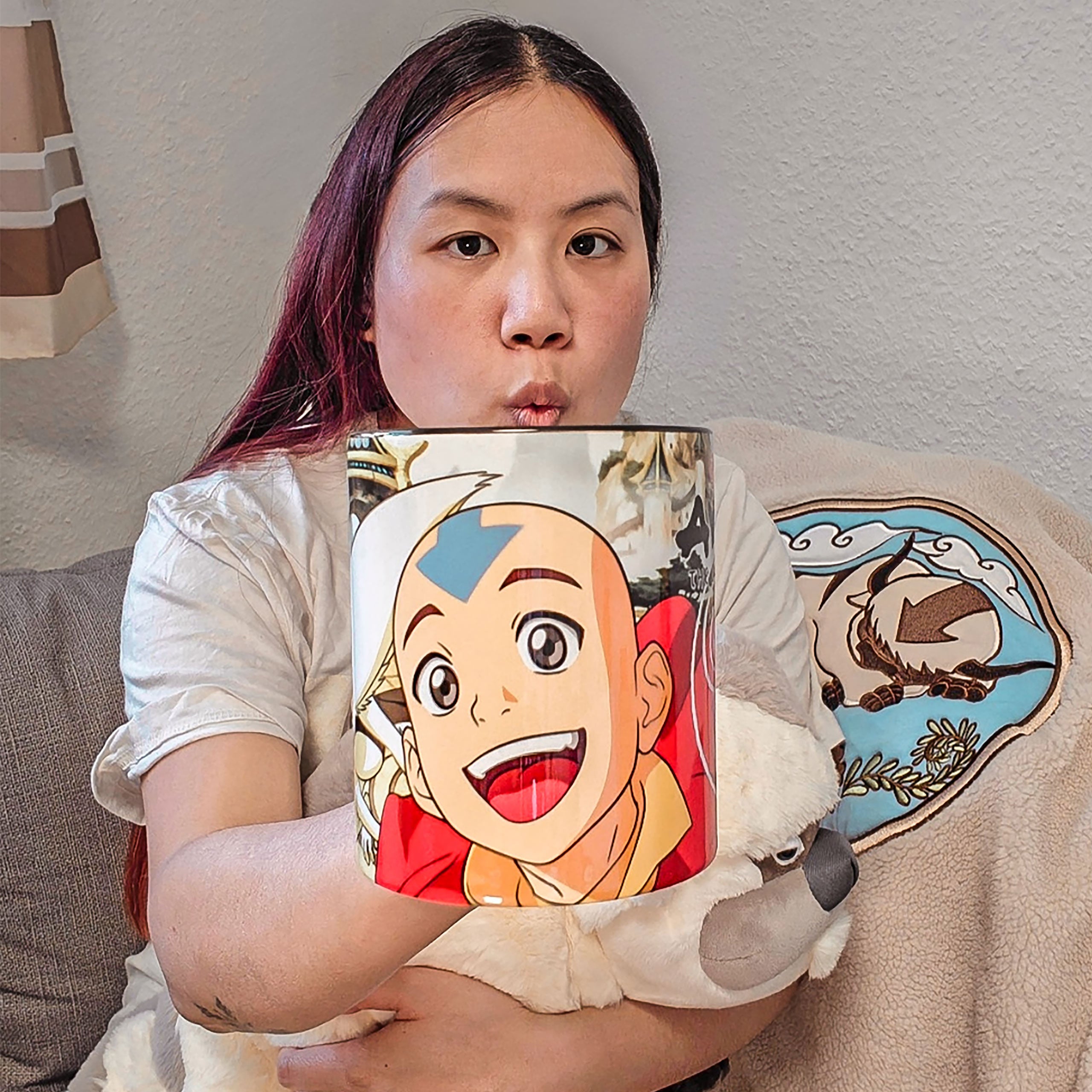 Imagen del producto Avatar La leyenda de Aang - Taza Aang & Momo