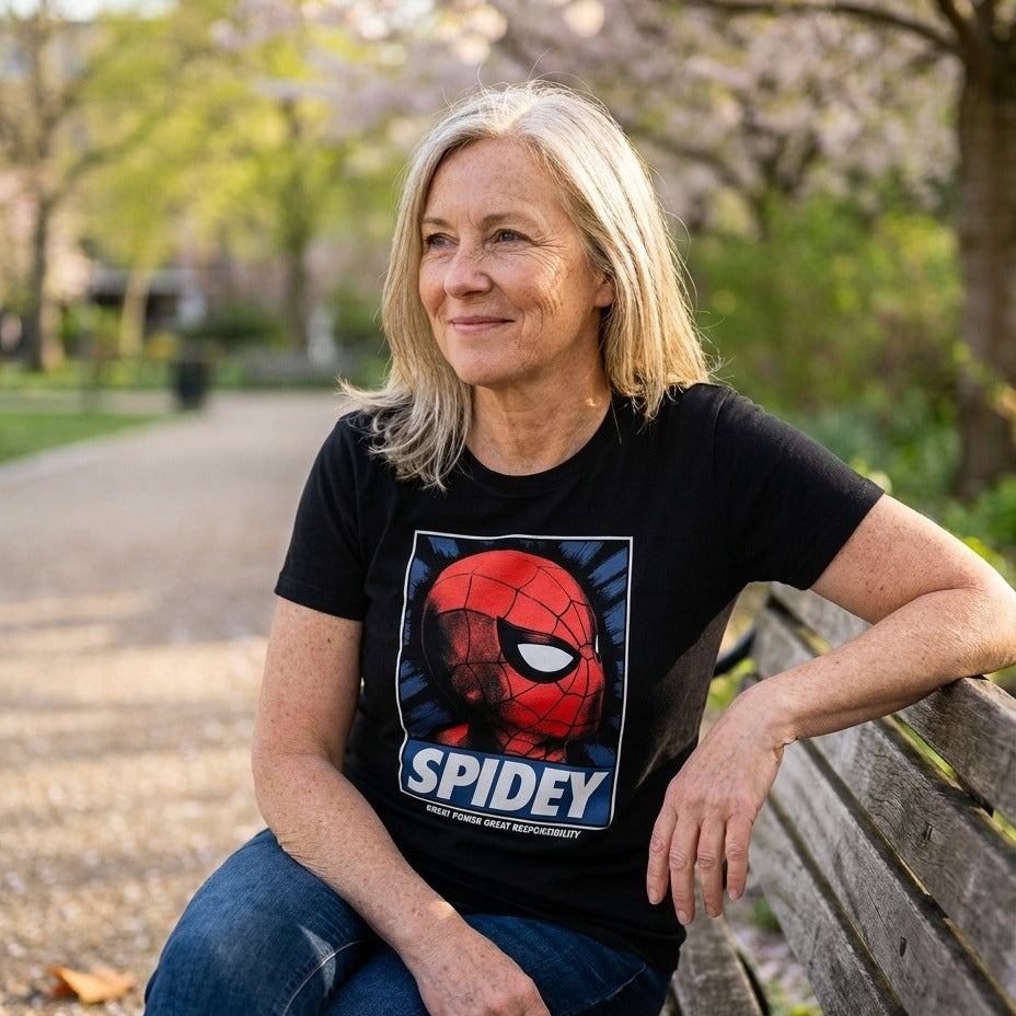 Imagen del producto Spider-Man - Camiseta Spidey Great Power negra