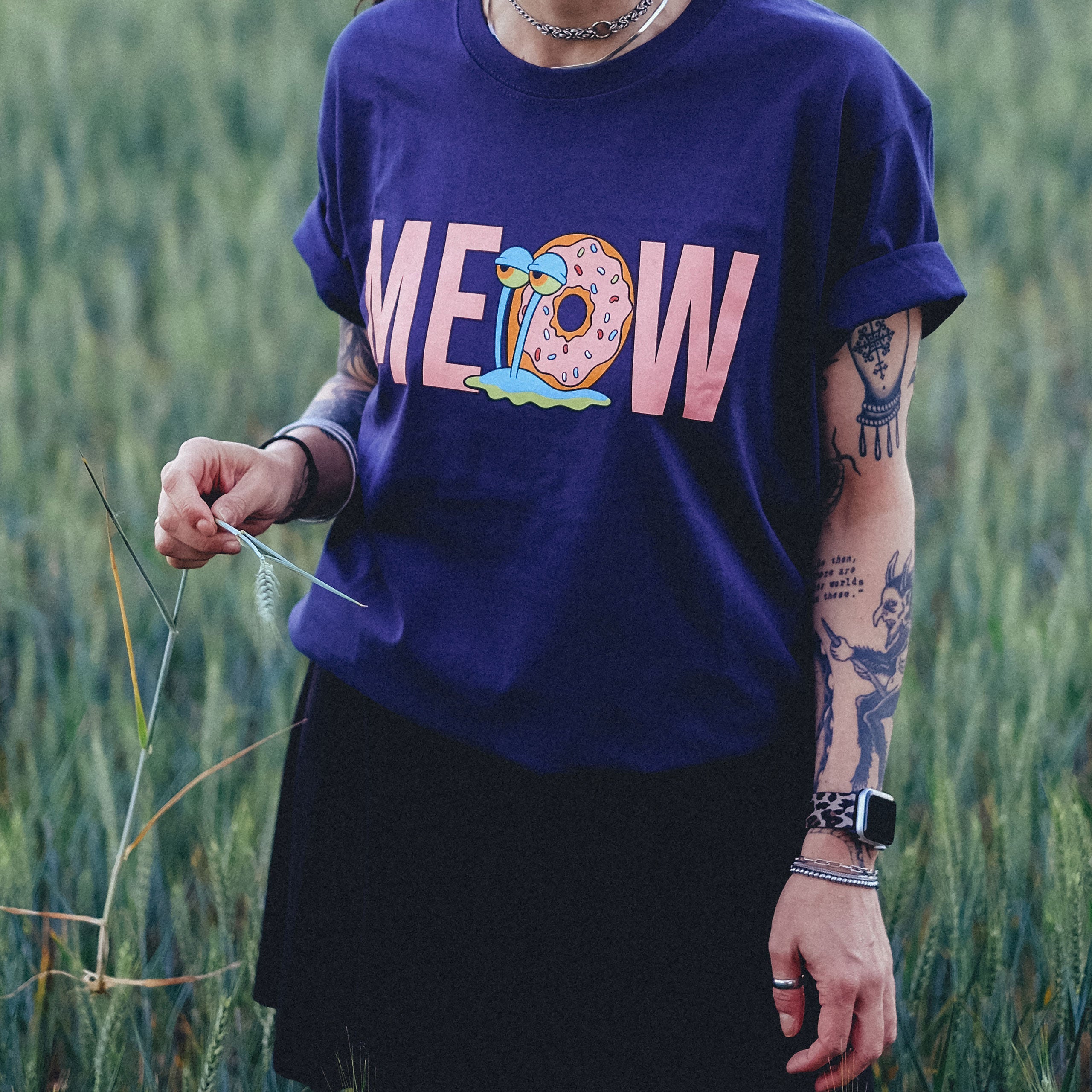 Imagen del producto Bob Esponja - Camiseta Gary Meow azul