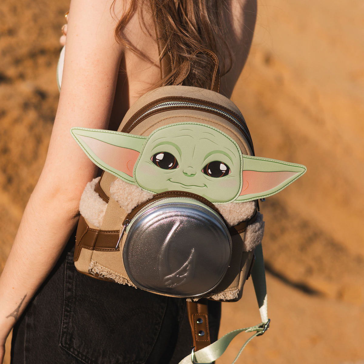 Imagen del producto Mini mochila Grogu Sherpa - Star Wars The Mandalorian