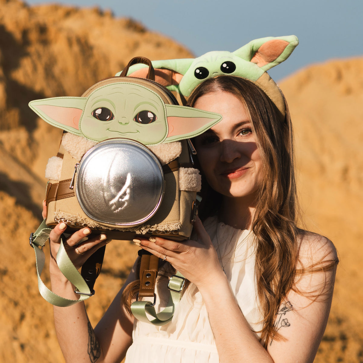 Imagen del producto Mini mochila Grogu Sherpa - Star Wars The Mandalorian