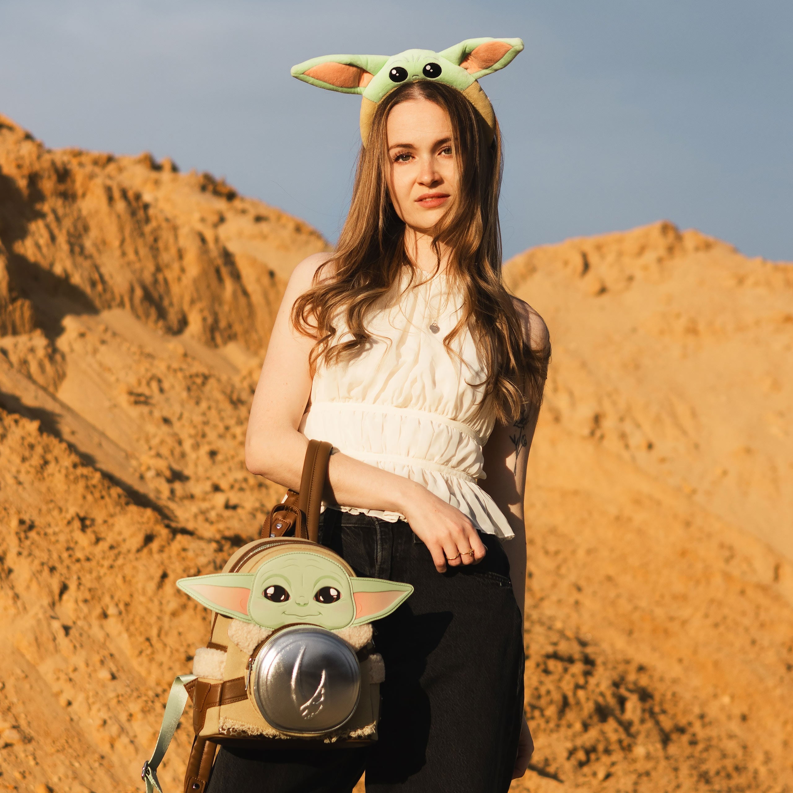Imagen del producto Mini mochila Grogu Sherpa - Star Wars The Mandalorian