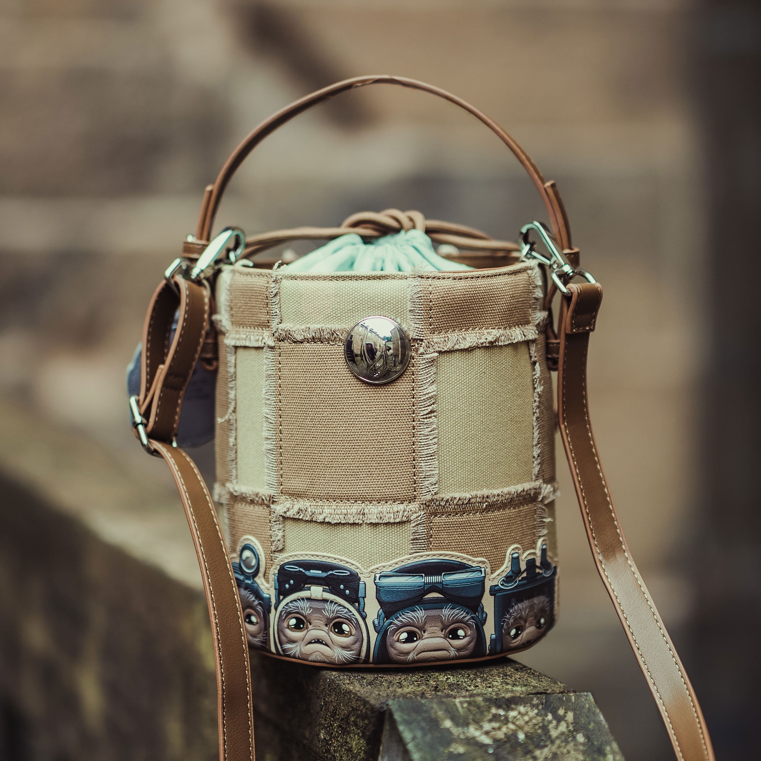 Imagen del producto Bolso bandolera Grogu y Anzellan - Star Wars The Mandalorian
