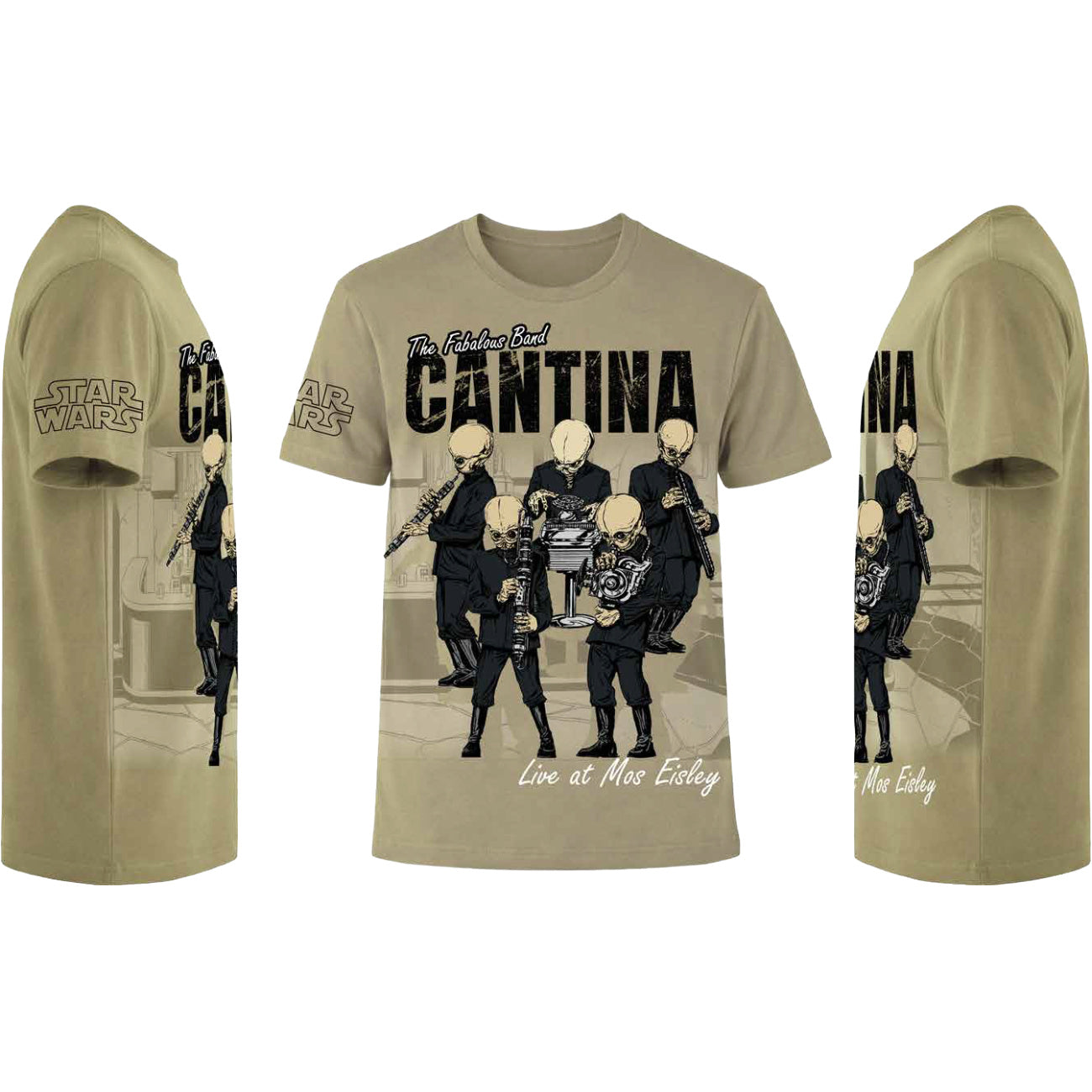 Imagen del producto Star Wars - Camiseta Cantina Band beige