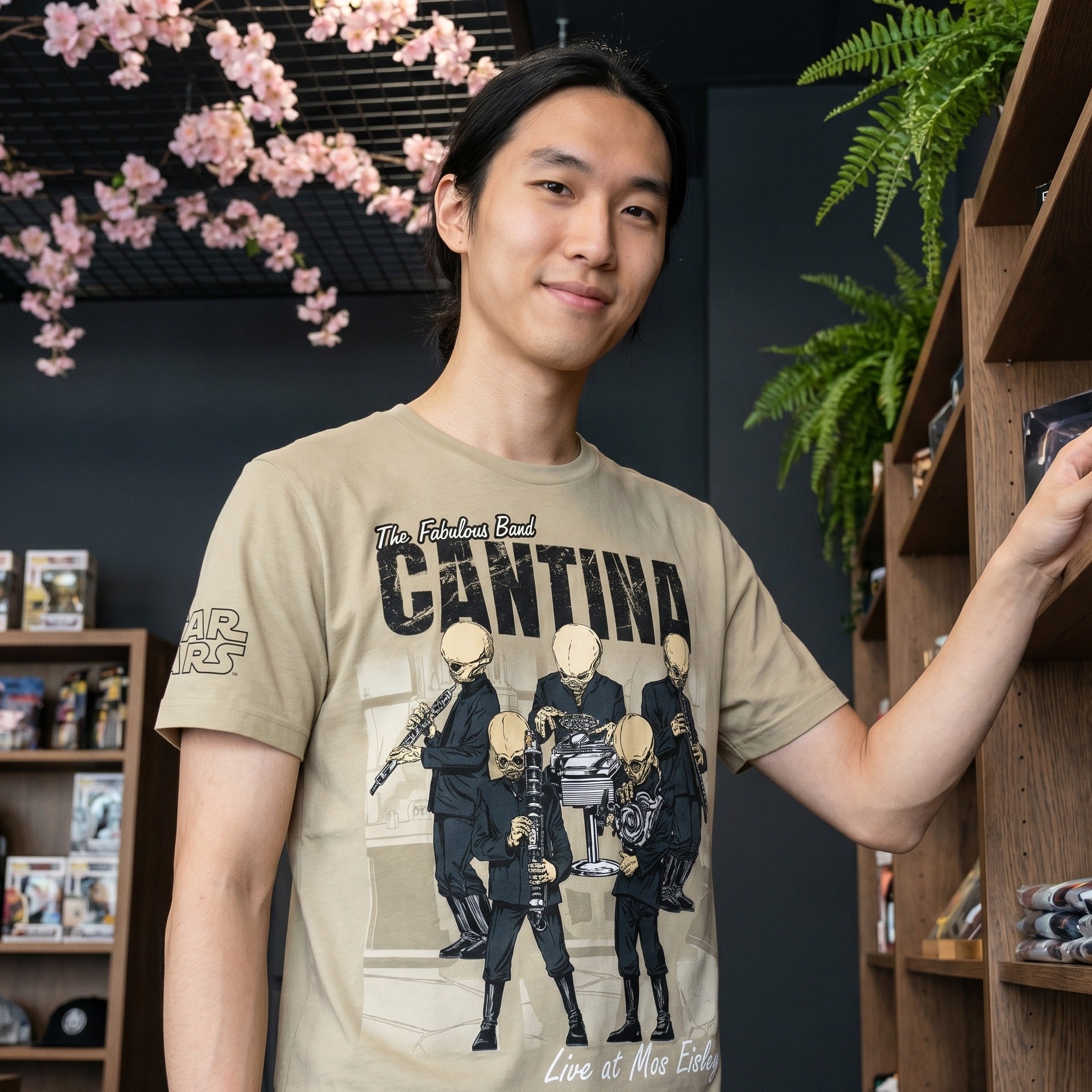 Imagen del producto Star Wars - Camiseta Cantina Band beige