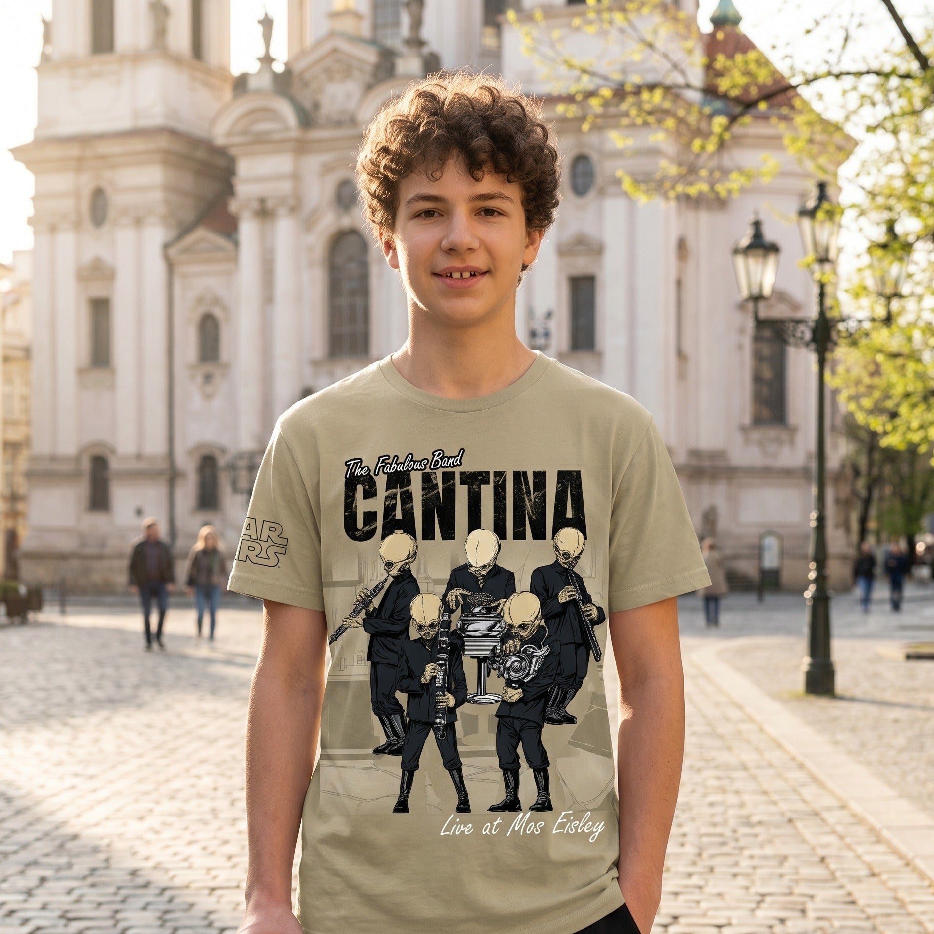 Imagen del producto Star Wars - Camiseta Cantina Band beige