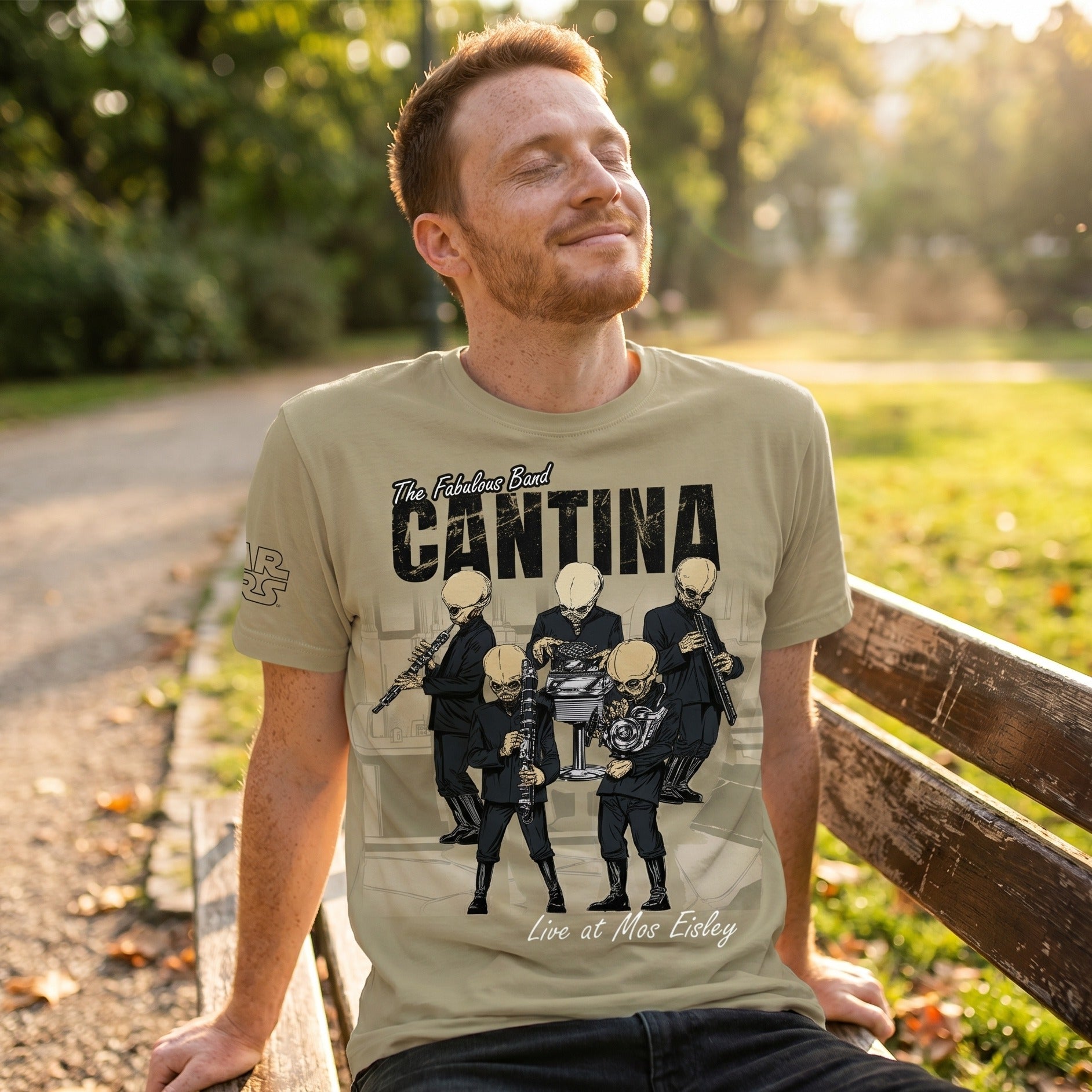 Imagen del producto Star Wars - Camiseta Cantina Band beige