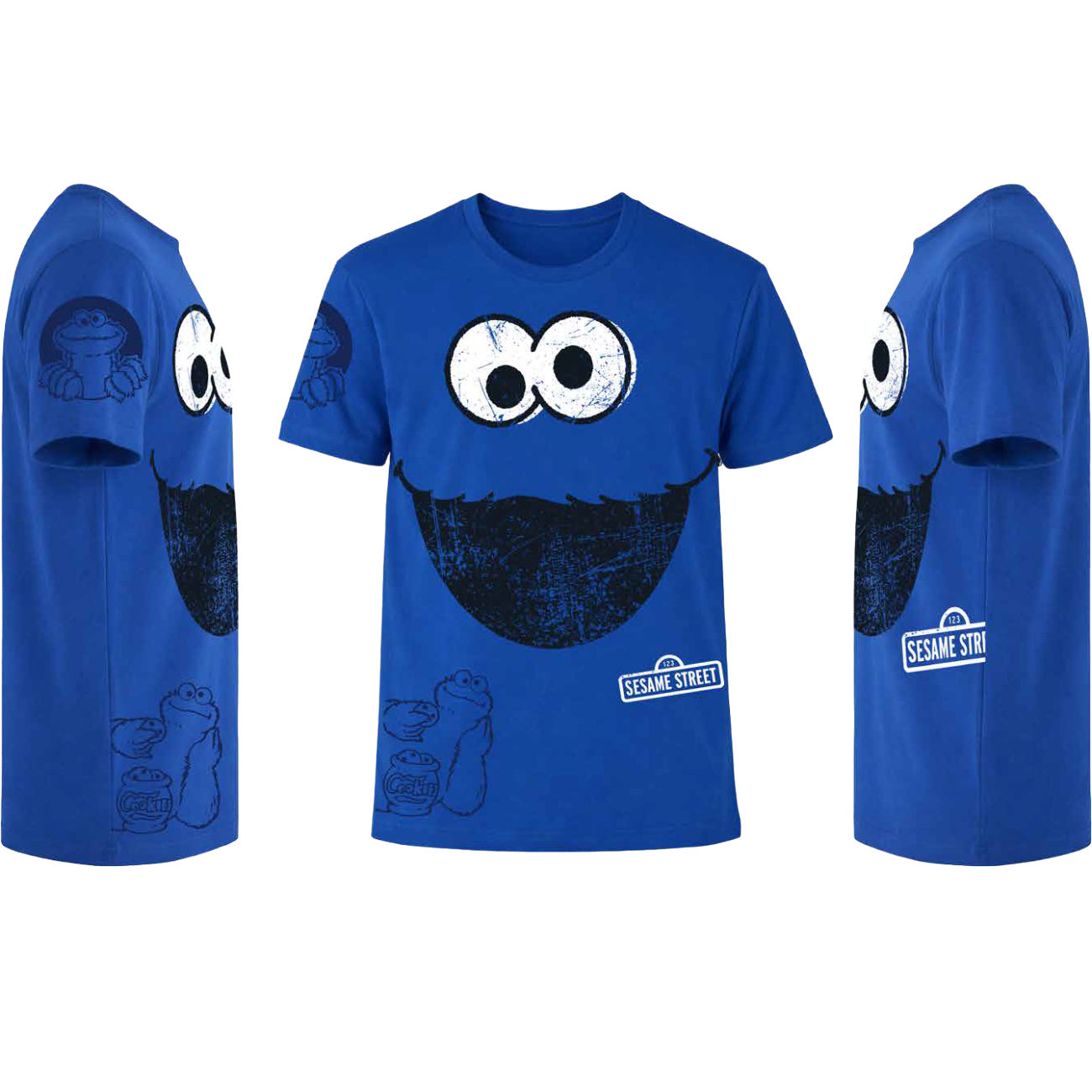 Product image Sesame Street - Cookie Monster Blue T-Shirt