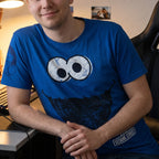 Imagen del producto Barrio Sésamo - Camiseta azul de Cookie Monster