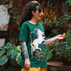 Imagen del producto El Señor de los Anillos - Camiseta verde logo El Poney Pisador