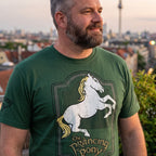 Imagen del producto El Señor de los Anillos - Camiseta verde logo El Poney Pisador